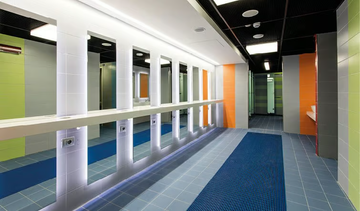 Sharp - Geometric Mirror for Locker Rooms by FIT INTERIORS - view 3